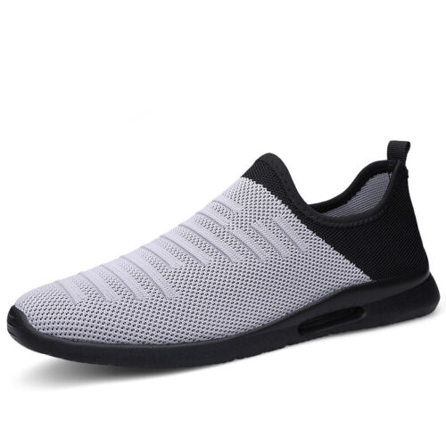 Men's Slip on Trainers Casual Sports Shoes Athletic Running Tennis Sneakers new - Picture 1 of 42