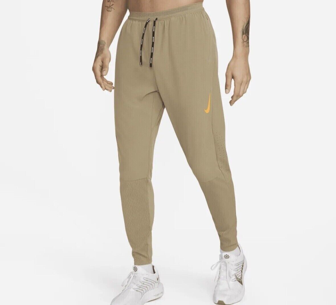 $125 NIKE DRI-FIT ADV AEROSWIFT RUNNING RACING PANTS KHAKI $125 NIKE DRI-FIT ADV AEROSWIFT RUNNING RACING PANTS KHAKI