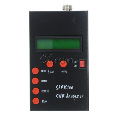 SARK-100 1-60 Mhz HF ANT SWR Antenna Analyzer Meter SARK100 For
