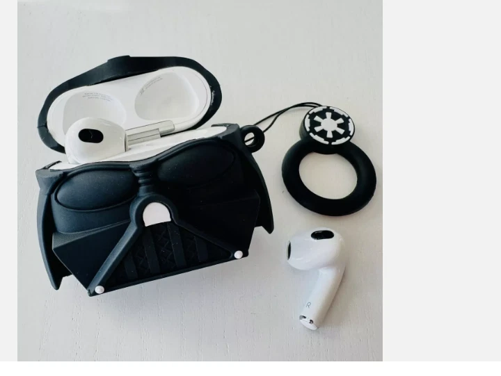 Airpods Case Cover For Apple Airpods PRO Silicone Case Cover Darth Vader 2025 - Image 2 of 2