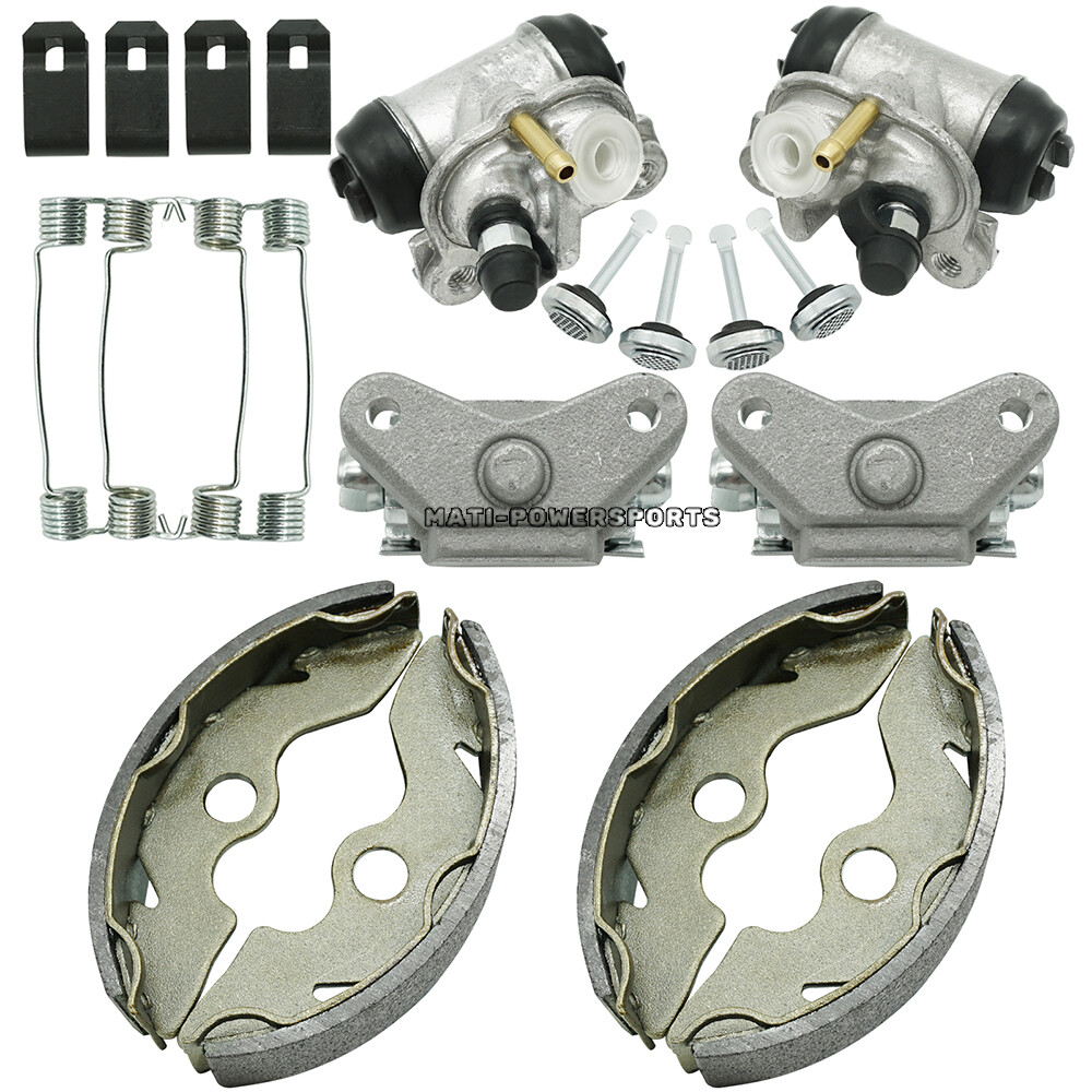 Front Brake Wheel Cylinder &Adjuster W/Shoes Kit For Honda TRX250 TE/TM Recon250 - Foto 5