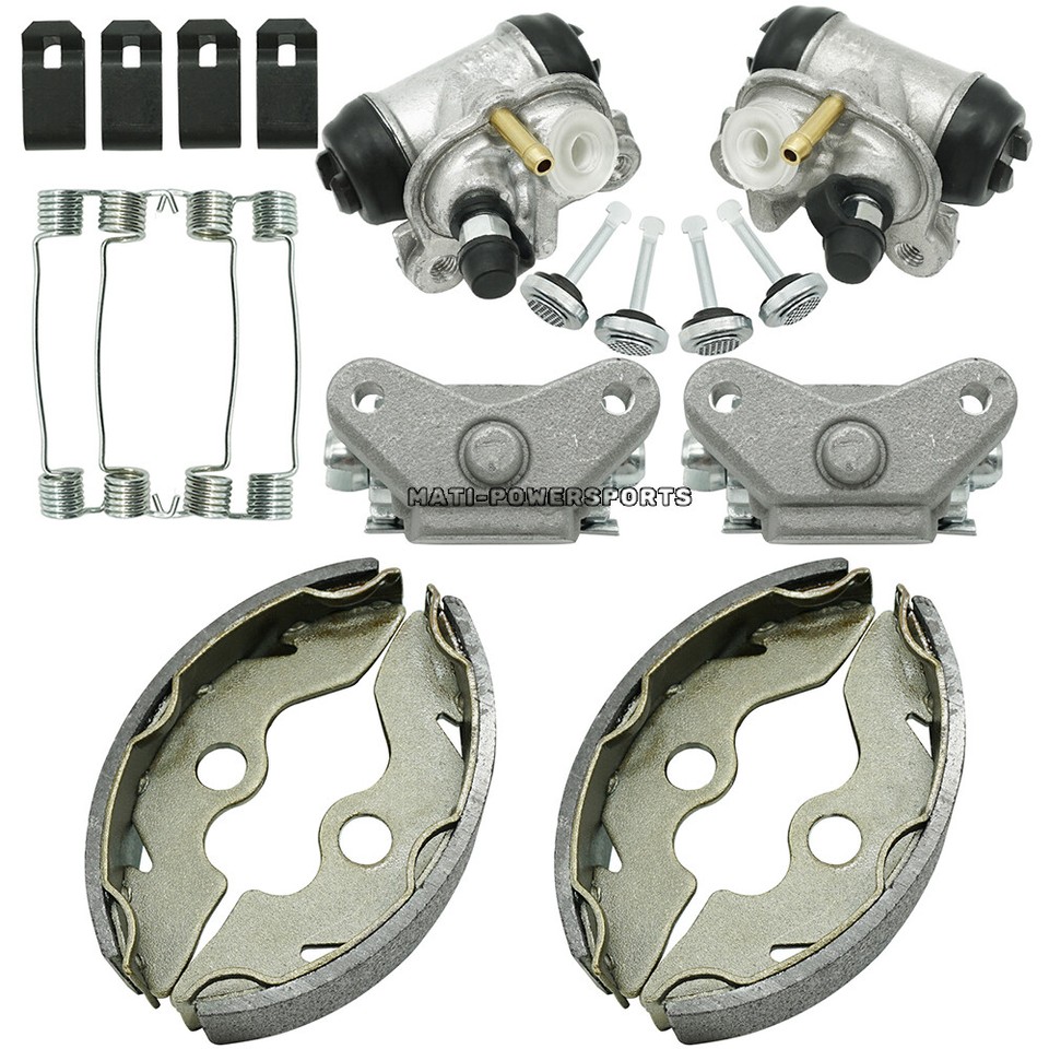 Front Brake Wheel Cylinder &Adjuster W/Shoes Kit For Honda TRX250 TE/TM Recon250 - Foto 7