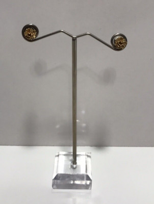 Ohrstecker 14 Karat Gelbgold 3D Blume