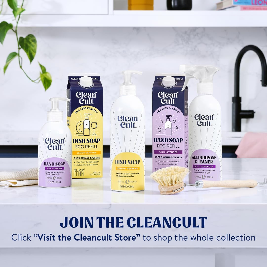 Cleancult - Wild Lavender - All Purpose Cleaner - Refillable Aluminum Bottle - C