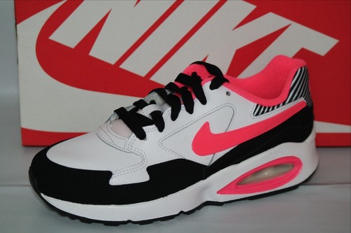 Nike Air Max ST (grade-school) Niñas Zapato, WH/Hyper Punch-Negro-Blanco,  Talla 5.5, 653819 101 | eBay