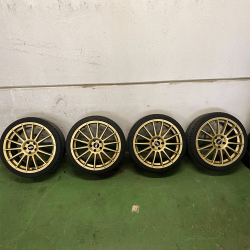 18 Zoll T7 Alufelgen 8x18 4x100 ET35 in gold für BMW Mini - Bild 5 von 8