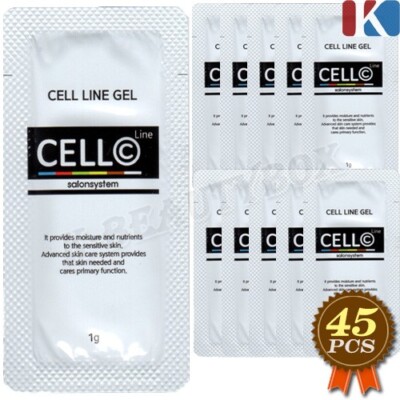 CELL LINE GEL Regenerating Cream 1g x 45pcs Acne & Blemish Soothing Cream KOREA