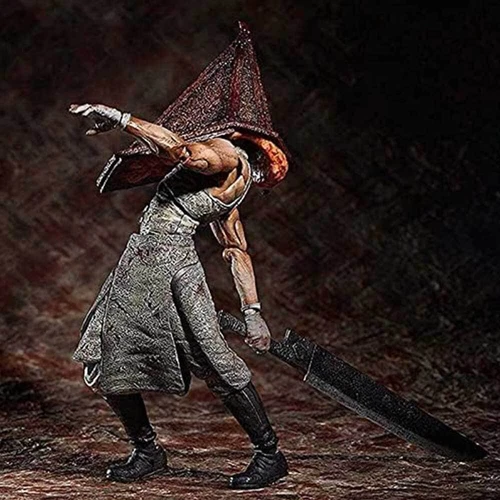 Pyramid Head Figure Silent Hill 2 Red Thing Figma Bogeyman Monster Kid Toy - Picture 4 of 8