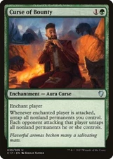 Curse of Bounty [Commander 2017] Magic MTG