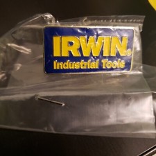 Irwin Industrial Tools Blue Lapel Logo Pin pinback