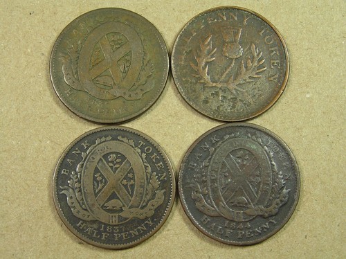 1812 to 1857 Canada Lot of 20 diff Pre-Confederation Tokens, diff dates-types - Picture 7 of 12