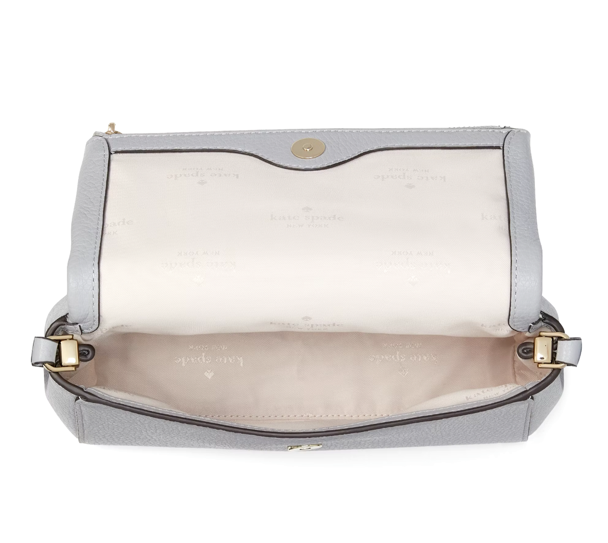 New Kate Spade Leila Mini Zip Crossbody Pebble Leather