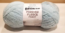 RARE Bernat Forever Fleece Yarn Teal Heather 9.9oz 280g 888yds EA, NEW