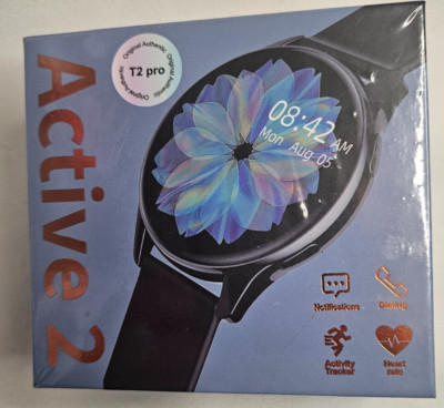 T2 Pro Active 2 smart watch Fitness Tracker Heart Rate Monitoring Waterproof