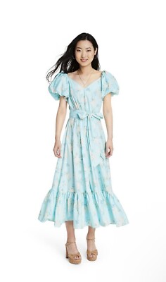 long sleeve denim dress women Shoals Maxi Shirt in Light Indigo Stylish Allover Print Mid-Length giving you space to Color:Red elastic