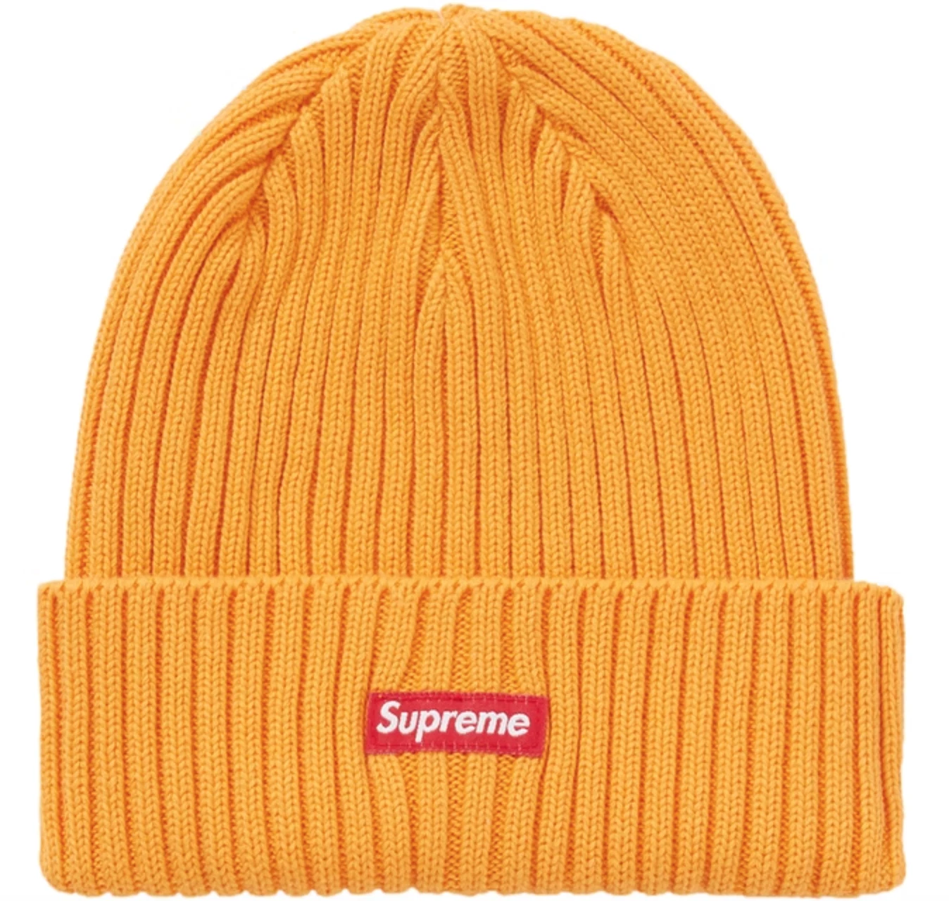 NEUF Supreme Overdyed Beanie mandarine neuf SS20 boîte logo taille unique