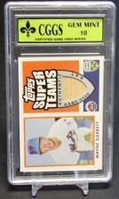 Wayne Garrett Mets 2002 Topps Super Teams Relics Card #STR-WG CGGS 10 Gem Mint