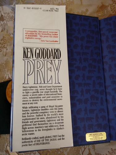 Prey by Ken Goddard-Stated First Edition/DJ-1992 - Picture 2 of 6