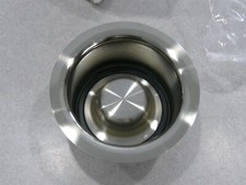 Westbrass D2082-20 3 " Extra-Deep Collar Waste Disposal Sink Flange Stopper SS