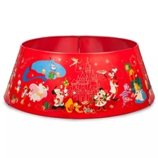 Disney Mickey And Minnie Christmas Tree Collar Skirt