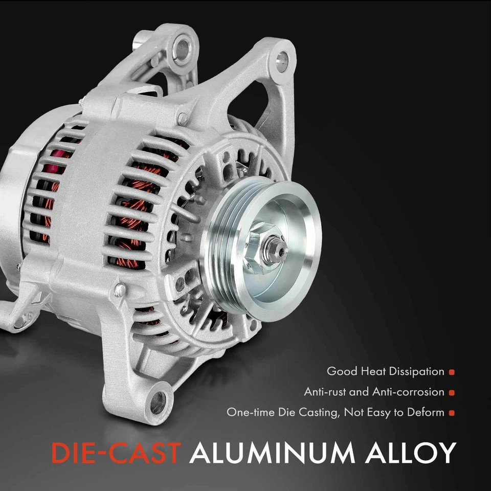 Alternador para Chrysler Town & Country Dodge Caravan Plymouth 75/90A 4 ranuras Foto 4 de 4