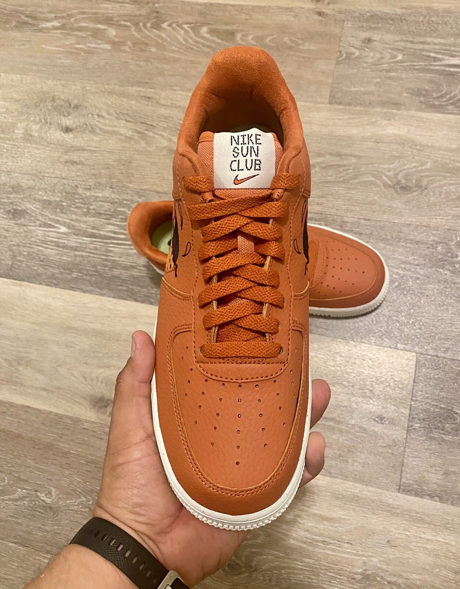 Nike Air Force 1 \'07 LV8 Sun Club DM0117-800 Orange Men\'s Size 12 Shoes No Box Nike Air Force 1 Low  main image 3