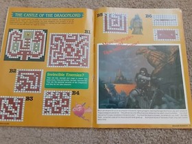 VTG 1989 Dragon Warrior (NES)  Strategy Guide W/POSTER/MANUAL/HANDBOOK READ!