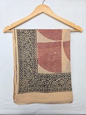 Beige Beach Sarong Lightweight Fabric Vacation Resort Wear Cotton Beach Wrap