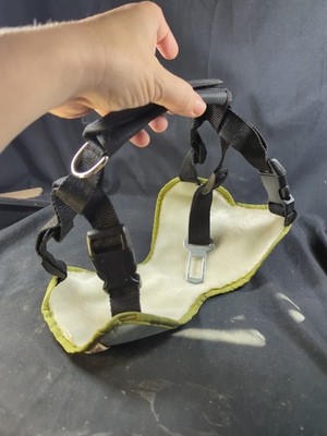 ASPCA Small Canvas Dog Car Car Adjustable Strap Snap Plug In  Carrier New wo Tag