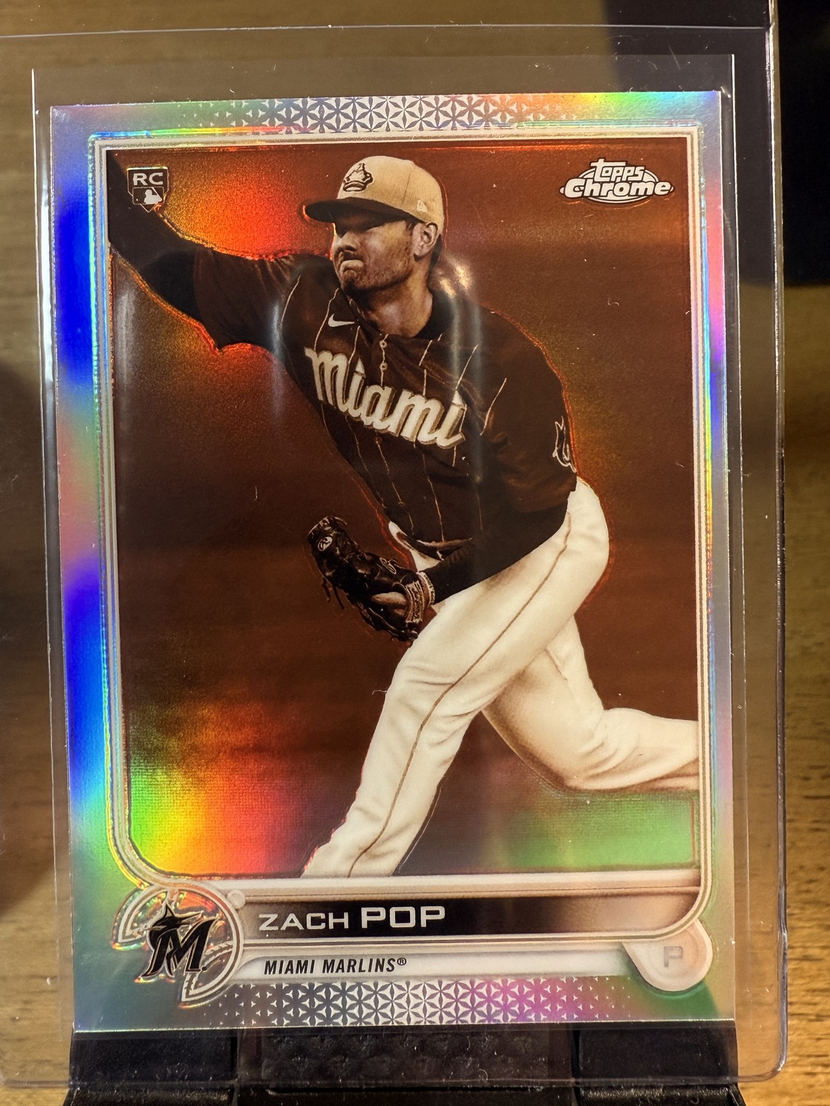 2022 Topps Chrome #41 Zach Pop Sepia Refractor
