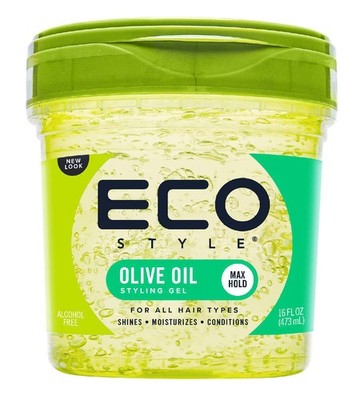 Eco Style Olive Oil Styling Gel   Max Hold 16 oz