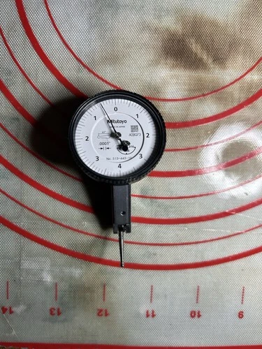 Mitutoyo Horizontal Dial Test Indicator No. 513-402-10 .0005 Inch Graduation