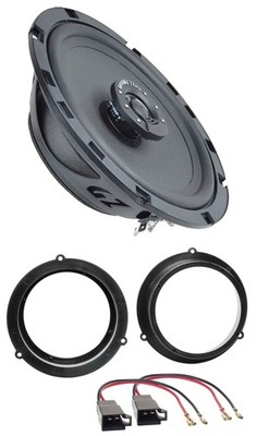 Ground Zero 110 Watt 16.5 cm 2-Way Speakers for Audi A4 from 09 Q5 from 12 Rear from