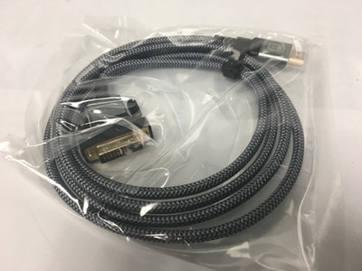 NEW HDMI A to DVI-D Adapter 6FT High-Speed Gold-Plated Cable