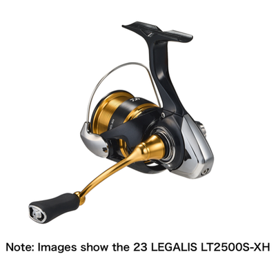 Daiwa 23 LEGALIS LT4000-CXH Spinning Reel Both handed Black Shore