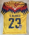 Cuauhtemoc Blanco Signed Jersey JSA COA America Mexico Futbol Soccer