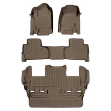 SMARTLINER SA1136/B1153/C1153 Tan Front/Rear Floor Liners Tahoe/Yukon