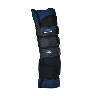 WeatherBeeta Tough-Tec Stable Boot Wraps - Schwarz/Marine