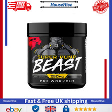 USN Beast Super PUMP Pre-Workout Powder Performance & Gym Strength Cherry 500g