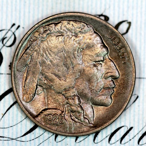 * 1926-D * SOLID+ GEM BU MS BUFFALO NICKEL * FROM ORIGINAL COLLECTION