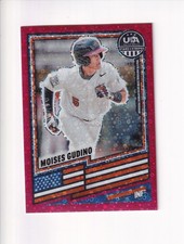 2026 Panini USA BASEBALL STARS & STRIPES H2 DISCO RED MOISES GUDINO 121/199