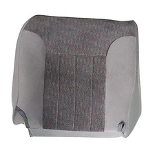 SecosAutoparts Driver Side Bottom Replacement Cloth Seat Cover Gray Compatible 