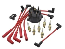 Accel Distributor Cap / Rotor Kit / Spark Plug / Spark Plug Wire Kit - Truck Sup
