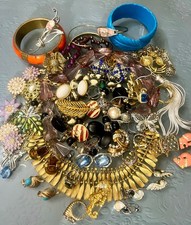 Vintage Costume Jewelry Lot Emmons Coro Trifari Hedy Vogue Lisner 1928 BSK Monet