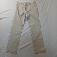 Charles Tyrwhitt Trousers Chinos Slim Fit 36W 34L Satin Cream