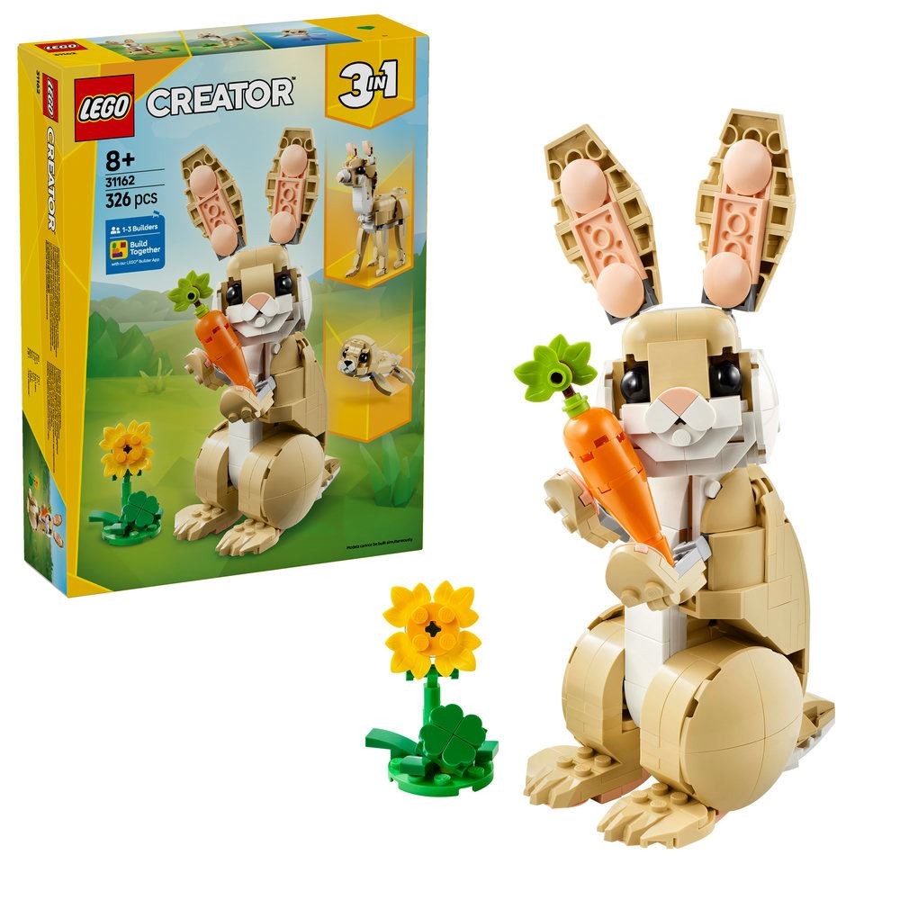 Lego Green Creator 3In1 Cute Bunny, Toy Animal Set 31162 - Image 12