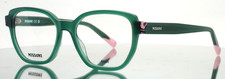MISSONI MIS0134 IWB Green Pink Womens Semi Cat Eye Full Rim Eyeglasses 52-16-145