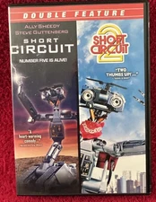 Short Circuit 1 and 2 DVD Double Feature Steve Guttenberg Ally Sheedy Two Movies