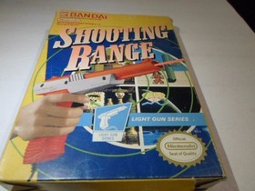 Nintendo NES Shooting Range Game, Foam, Insert, Plastic Sleeve and box