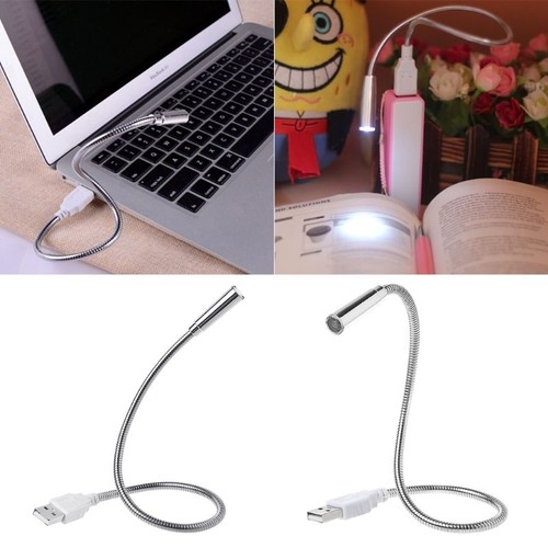 USB Flexible Light Led Keyboard Lamp Rechargeable Adjustable Hose Accessories - Photo 8/8